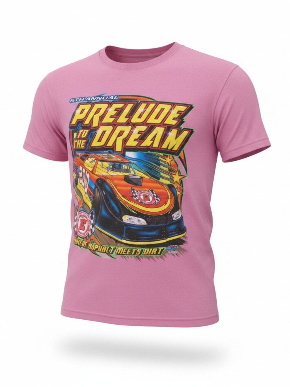 Vintage Eldora Speedway 2010 Racing T-Shirt - Pink - XL